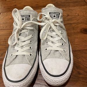 Converse all star low tops in gray